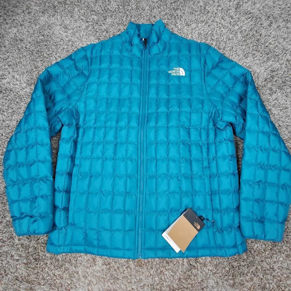 NEW The North Face Thermal Insulation Jacket Mens Large Digital Steel Thermoball